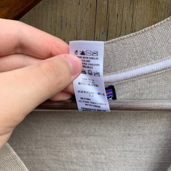 Patagonia Lightweight Merino Wool Cardigan Medium - Picture 4 of 5